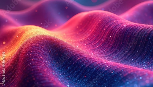 Abstract wavy lines, flowing curves create dynamic textile-like pattern , flow, elegant, print