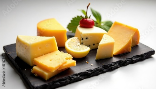 Elegant cheese platter, gourmet cheeses, isolated , gourmet, isolated