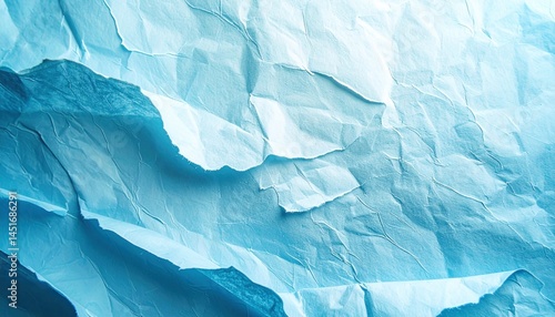 Wallpaper Mural Crumpled blue paper texture studio abstract background minimalist environment close-up view creative concept Torontodigital.ca