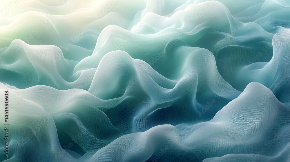 Obraz premium abstract teal silk fabric texture background