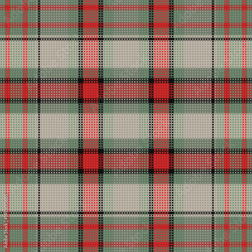 Tartan or plaid retro color pattern.