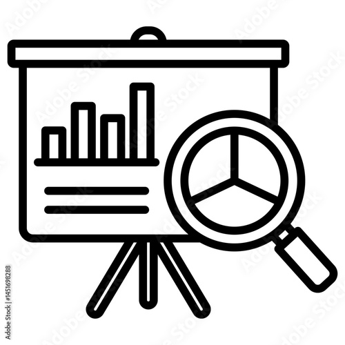 Market Report Outline Icon