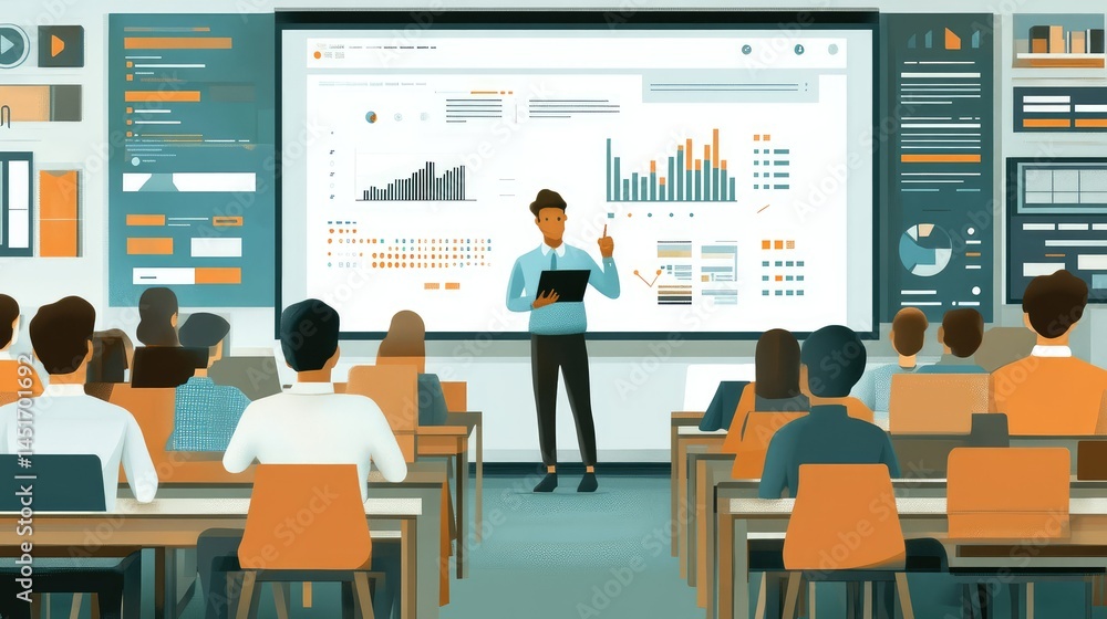 Presentation in a classroom setting, data-driven discussion Presentation in a classroom setting, data-driven discussion
