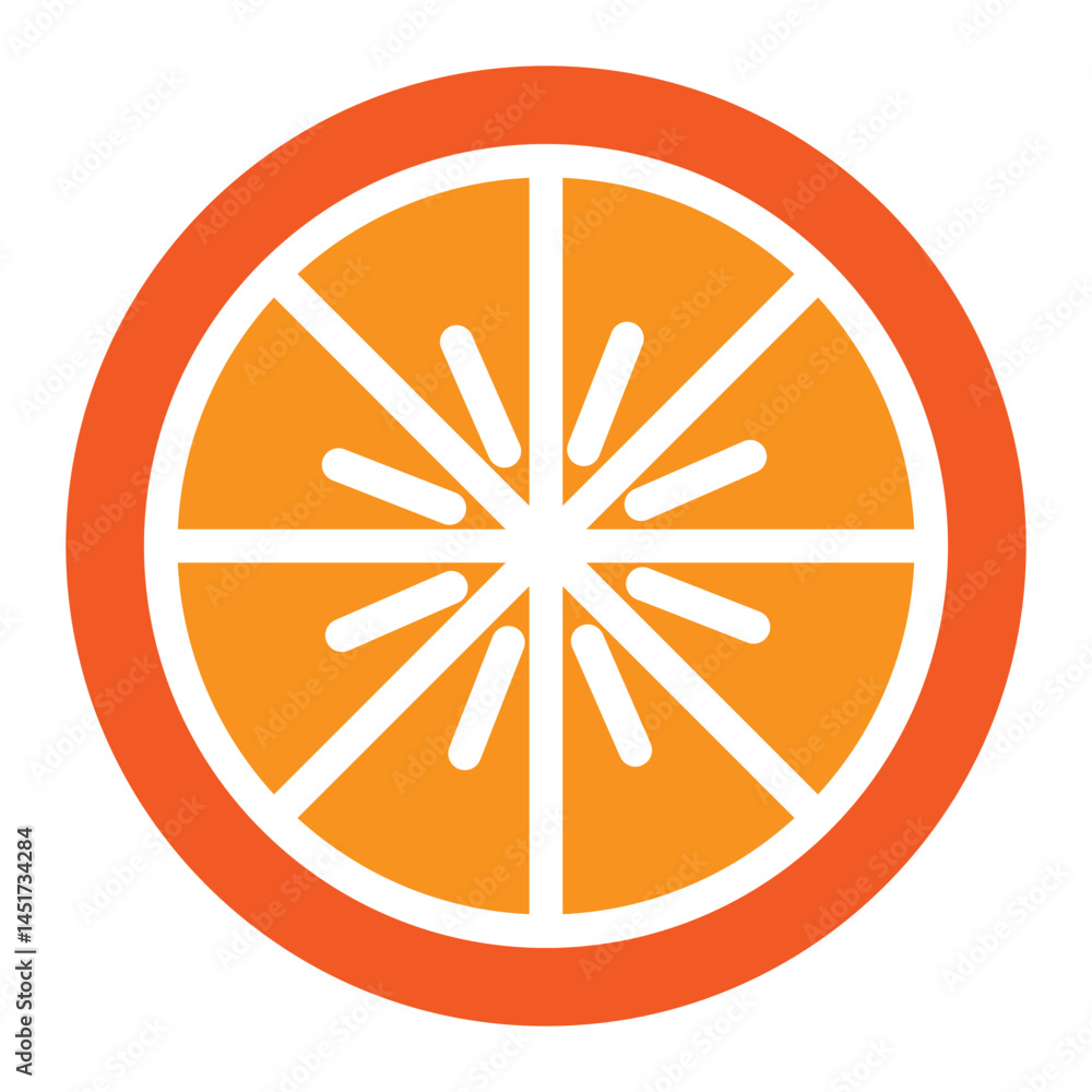 Orange icon vector. Fruits illustration sign. Vitamins symbol. Vegetarian logo. Food mark. Orange icon vector. Fruits illustration sign. Vitamins symbol. Vegetarian logo. Food mark.