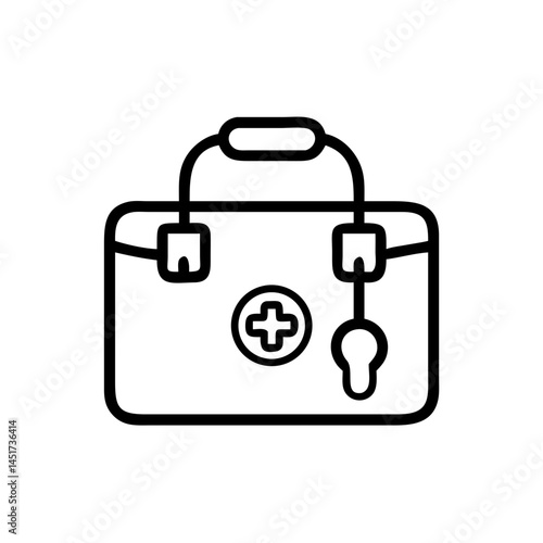 Icon of a doctorchest / first aid kit