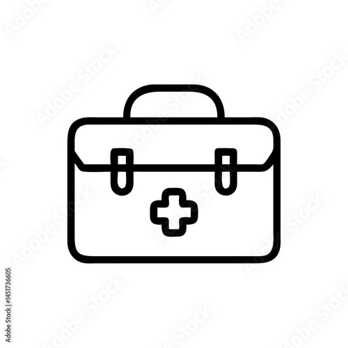 Icon of a doctorchest / first aid kit