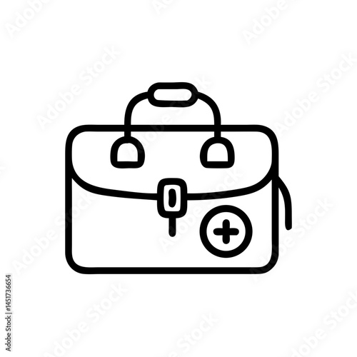 Icon of a doctorchest / first aid kit