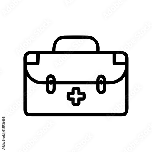 Icon of a doctorchest / first aid kit