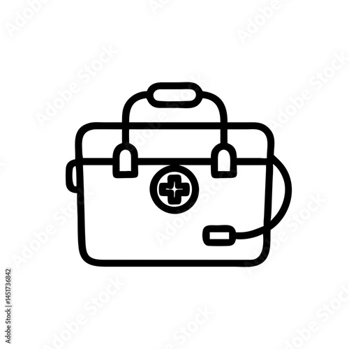 Icon of a doctorchest / first aid kit