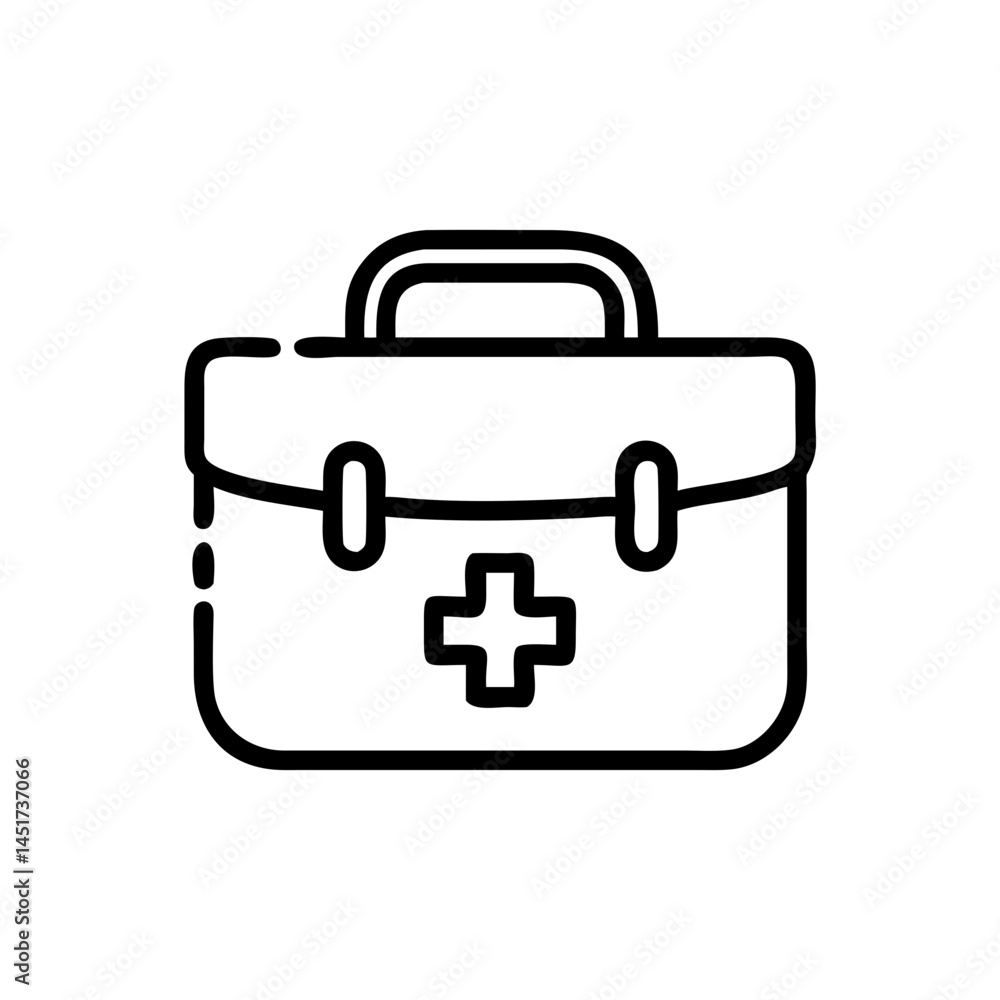 Icon of a doctorchest / first aid kit