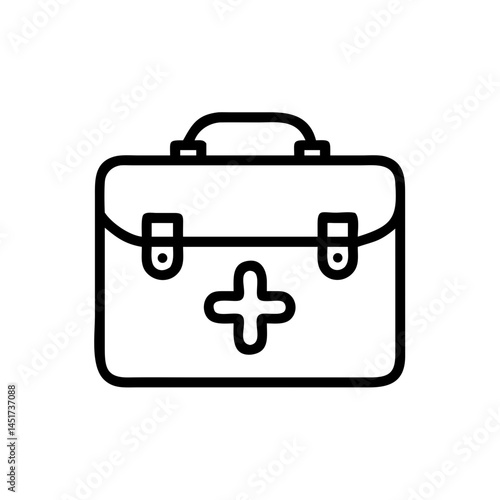 Icon of a doctorchest / first aid kit
