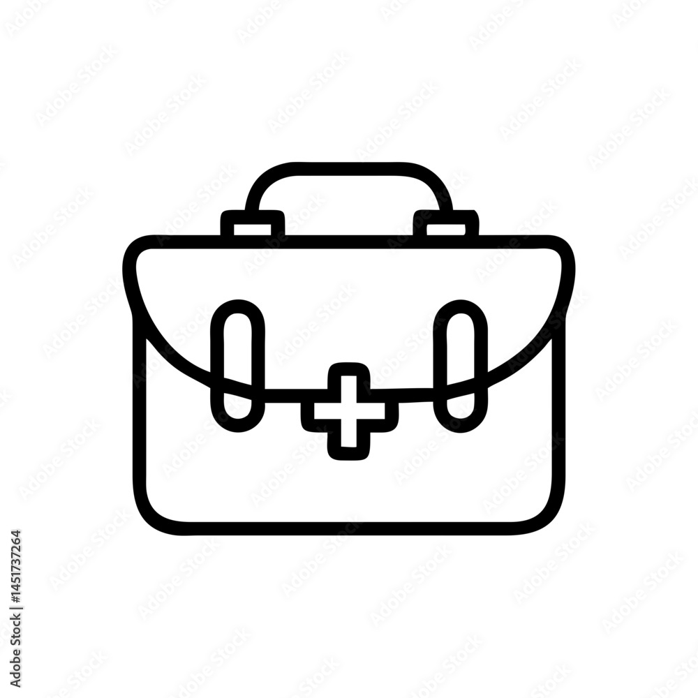Icon of a doctorchest / first aid kit Icon of a doctorchest / first aid kit