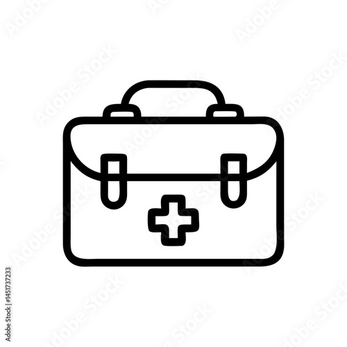Icon of a doctorchest / first aid kit