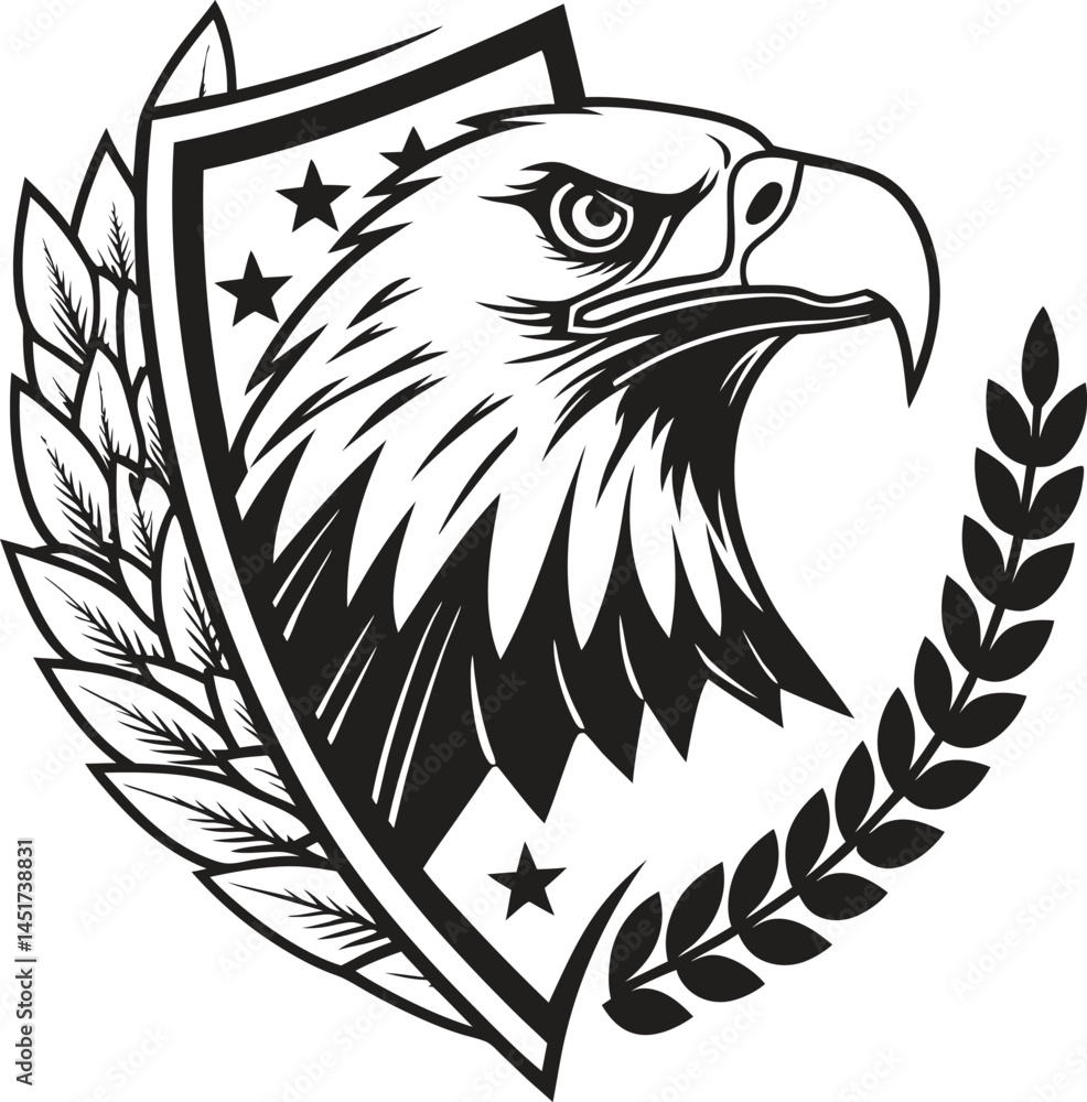 Obraz premium Eagle tattoo design.