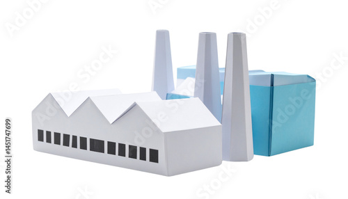 origami of a cotton mill isolated on transparent background png