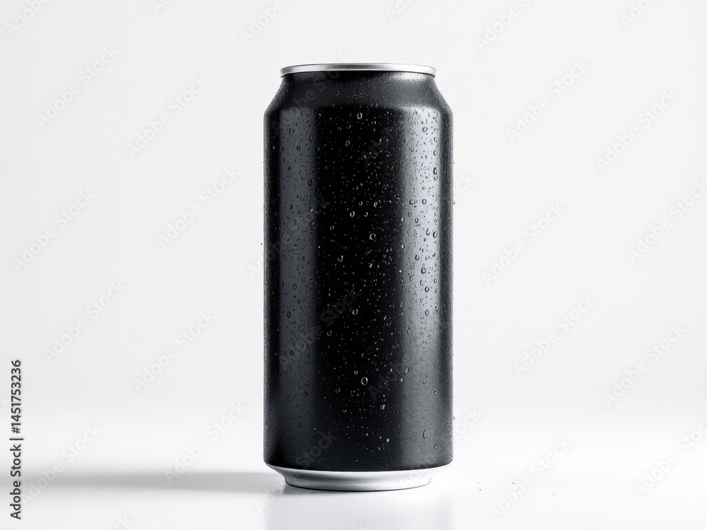 Blank black aluminum 330 ml soda can with drops splash mockup.Metal Aluminum Beverage Drink Can 500ml,350 ml. Mockup Template Ready For Your Design.Adobe stock Blank black aluminum 330 ml soda can with drops splash mockup.Metal Aluminum Beverage Drink Can 500ml,350 ml. Mockup Template Ready For Your Design.Adobe stock