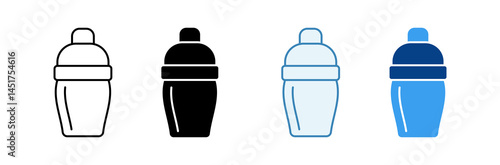 Shake  Icon Set Multiple Style Collection