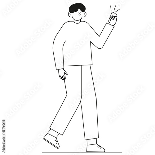 people using smartphoneolding