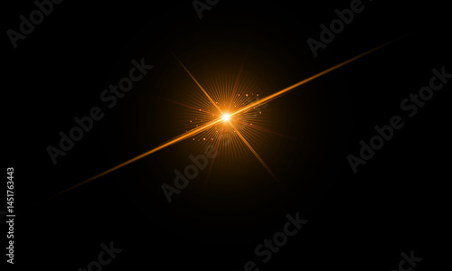 Dynamic Light Flares & Starburst Overlays – Futuristic Lens Burst and Abstract Glow Effects