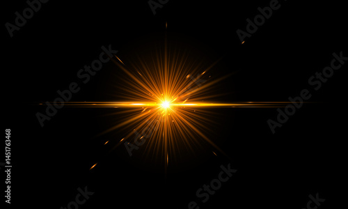 Wallpaper Mural Dynamic Light Flares & Starburst Overlays – Futuristic Lens Burst and Abstract Glow Effects Torontodigital.ca