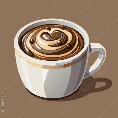 cup of cappuccino