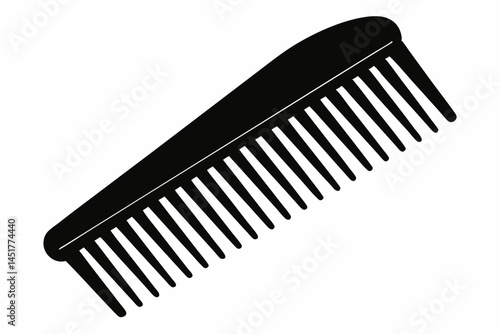 Comb Silhouette Vector Illustration 