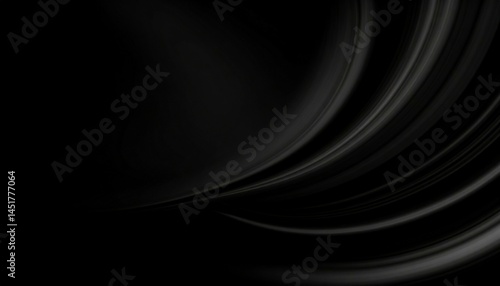 Abstract curve pattern golden and black with soft and fluid texture