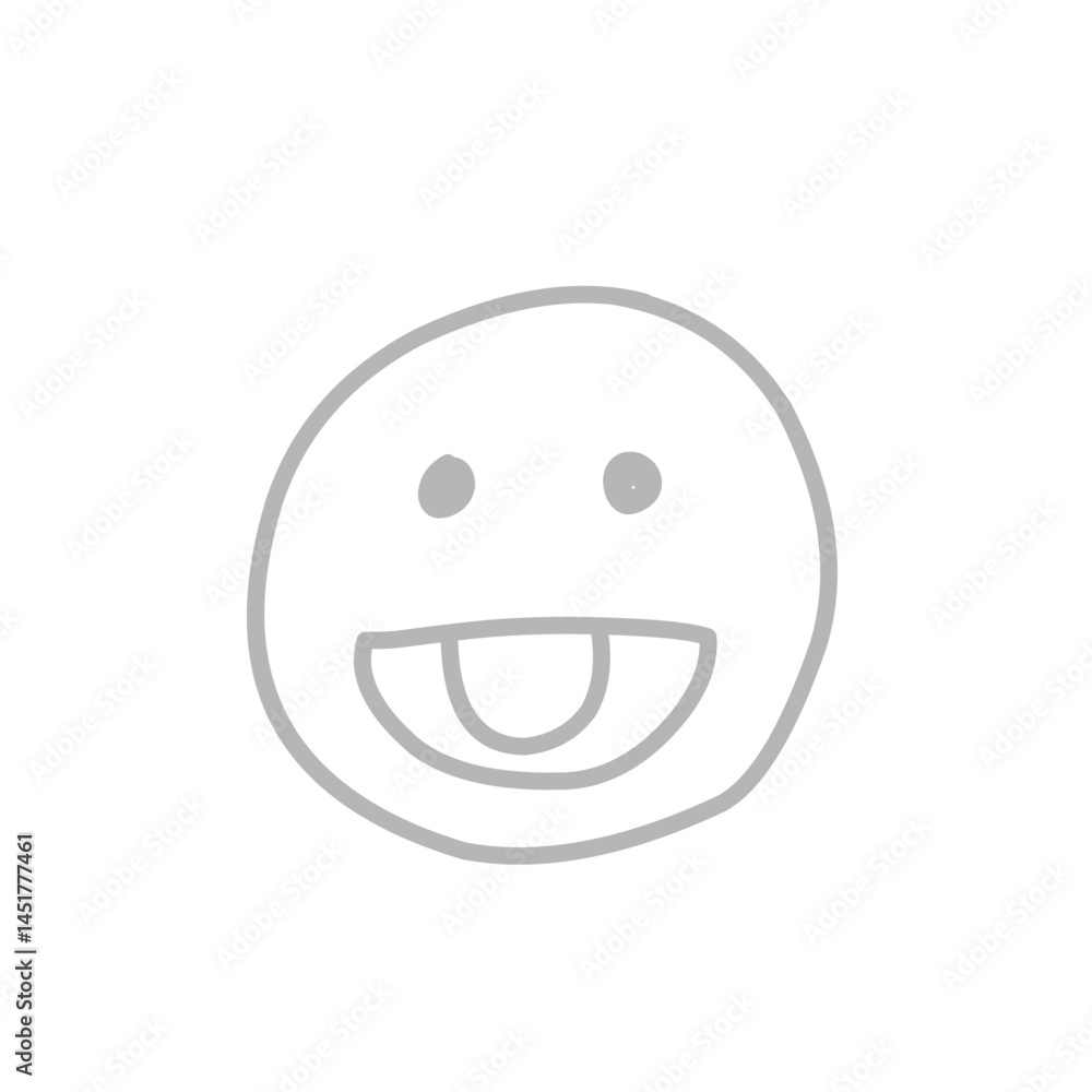 emoticon face doodle emoticon face doodle