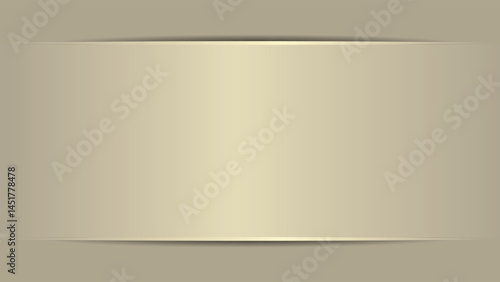 Brown abstract background vector design. Brown curved background with gold line. Suit for banner, backdrop, card, presentation template, etc