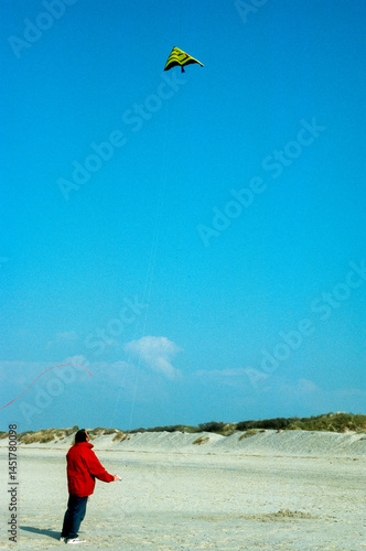 Cerf Volants, plage, Bretagne