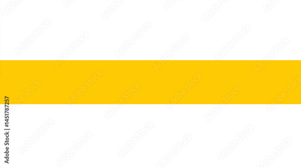 Horizontal yellow light strip on transparent background Horizontal yellow light strip on transparent background