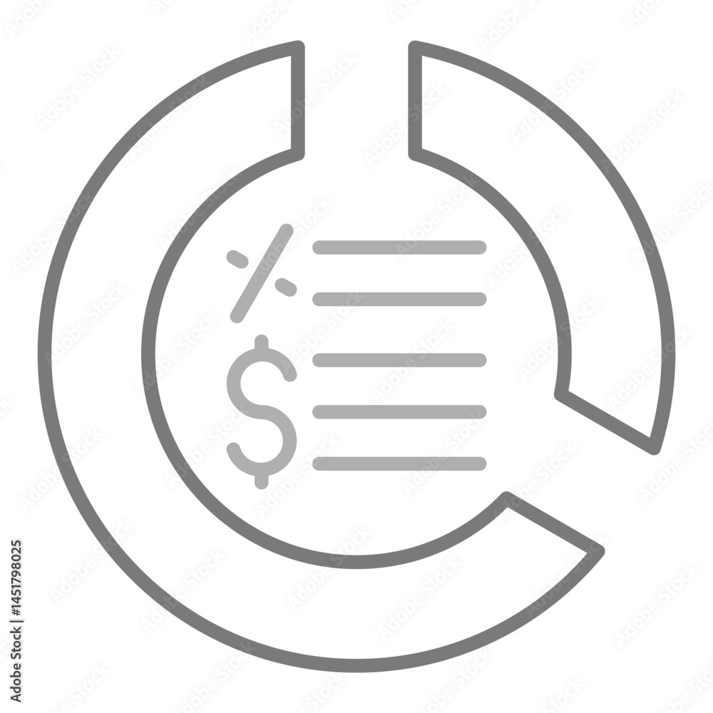 Obraz premium Pie chart Icon