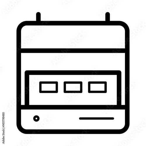 server uptime line icon