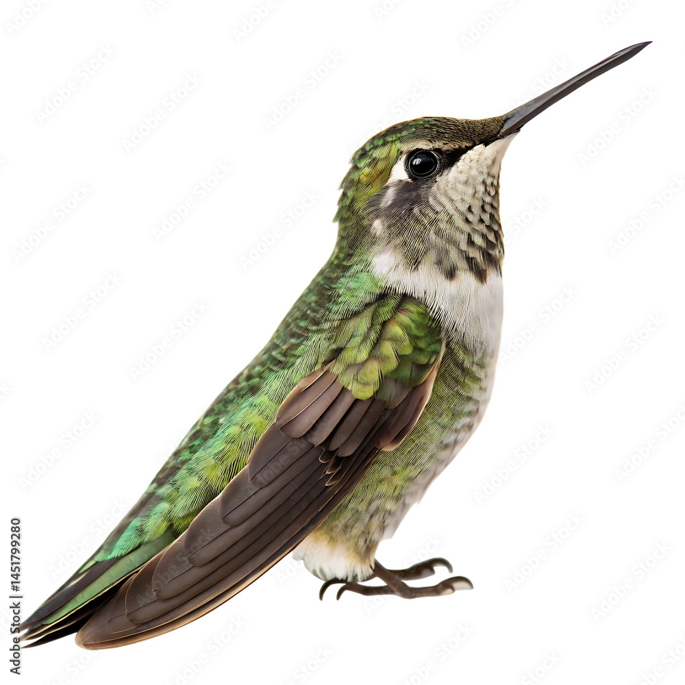 Obraz premium Hummingbird isolated on a transparent background