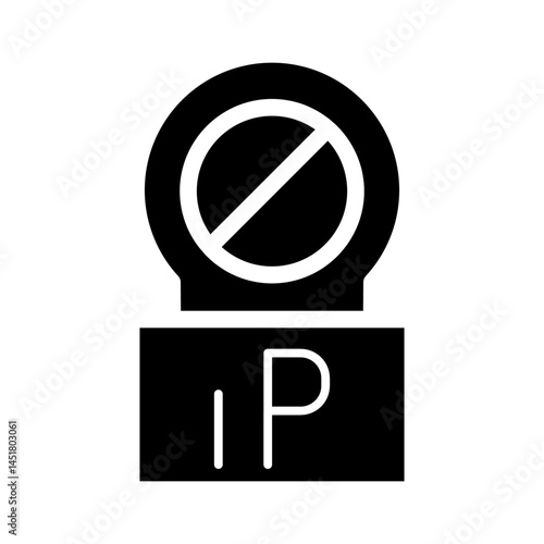 ip address glyph icon