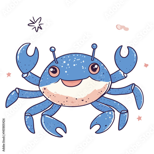 crab, arthropod, vector, transparent background