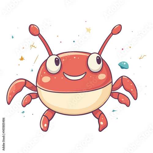 crab, arthropod, vector, transparent background