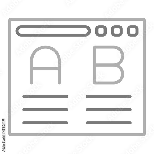 Ab testing Icon