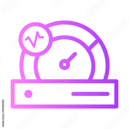 bandwith gradient icon