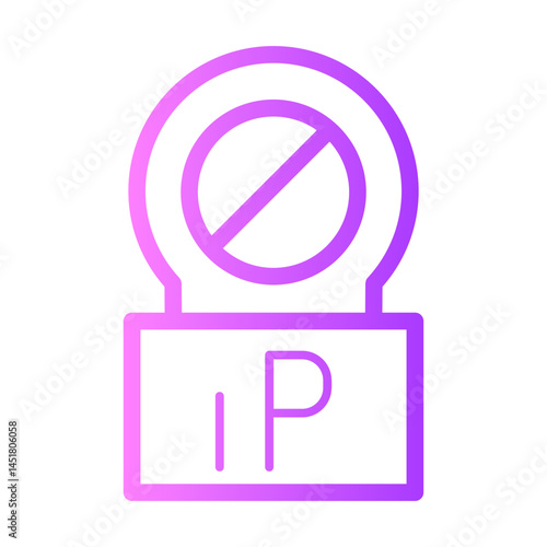 ip address gradient icon
