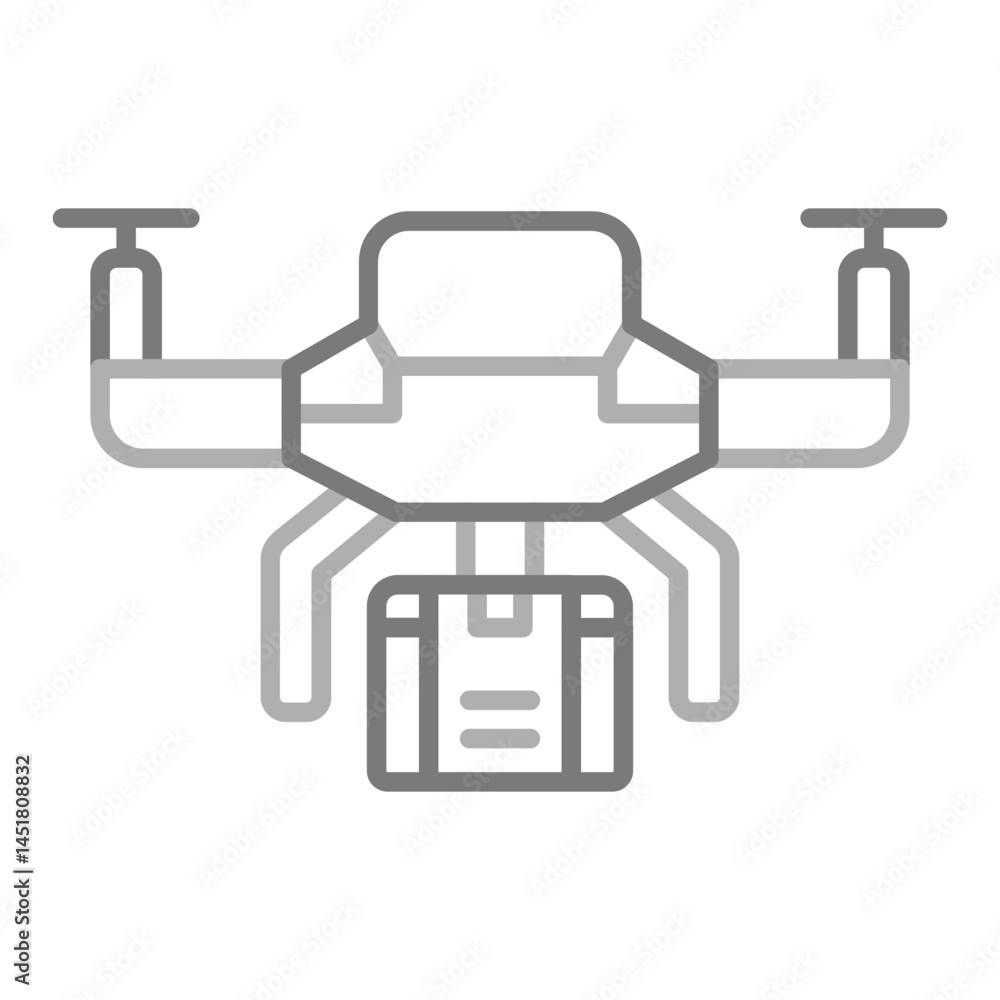 Drone delivery Icon Drone delivery Icon