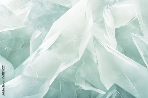 Wallpaper Mural Abstract close-up of fragmented icy shapes. Torontodigital.ca
