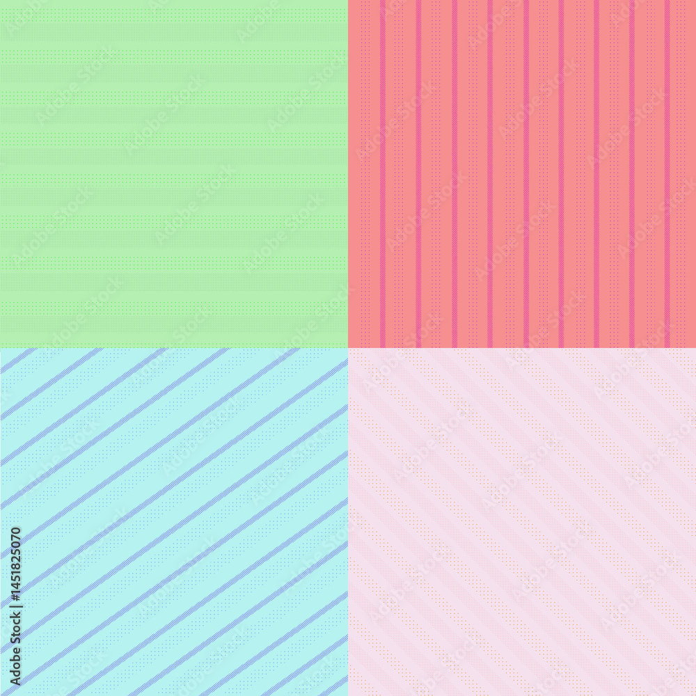 Pastel Striped Pattern Collection – Green, Pink, Blue, and Light Pink Pastel Striped Pattern Collection – Green, Pink, Blue, and Light Pink