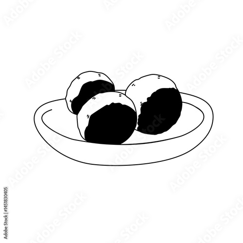 one line arancini