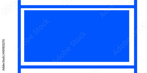 Illustration of a blank base for a stamp (rectangle)