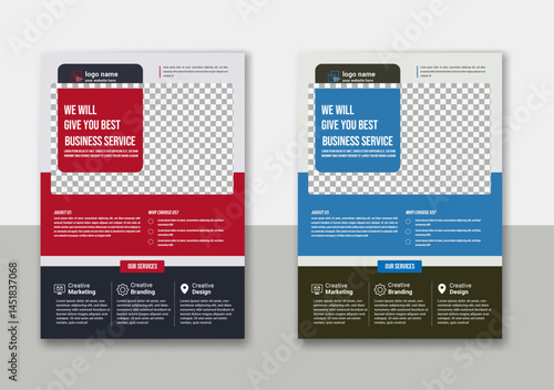 "Multipurpose Corporate Business Flyer Templates – Modern Geometric and Abstract Design – A4 Marketing,
 Advertising, and Promotion Layouts"