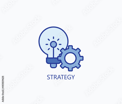 Strategy Icon Or Logo Isolated Illustration