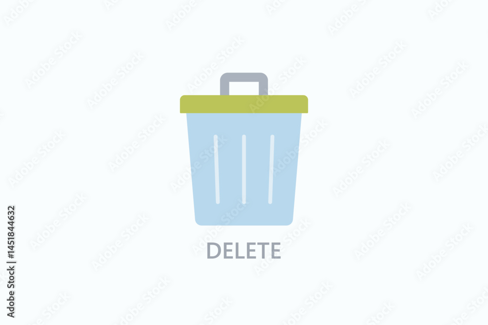 Delete Icon Or Logo Isolated Illustration Delete Icon Or Logo Isolated Illustration