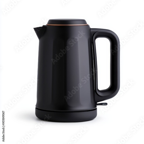 Wallpaper Mural Sleek Modern Black Electric Kettle for Stylish Kitchen Use Torontodigital.ca