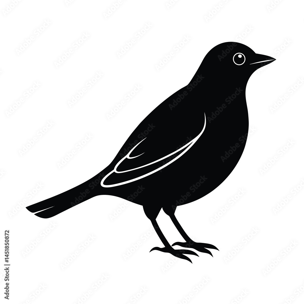 Obraz premium Web Graphics Bird Silhouette Vector Illustration